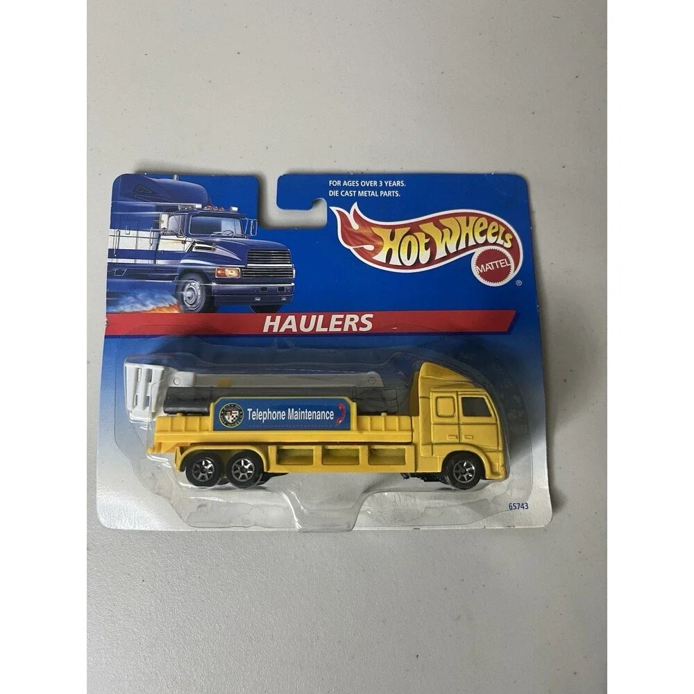 Hot Wheels Haulers -Recycle America- Telephone Maintenance- Truck 1996 Series